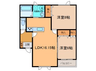 GeOⅡの物件間取画像